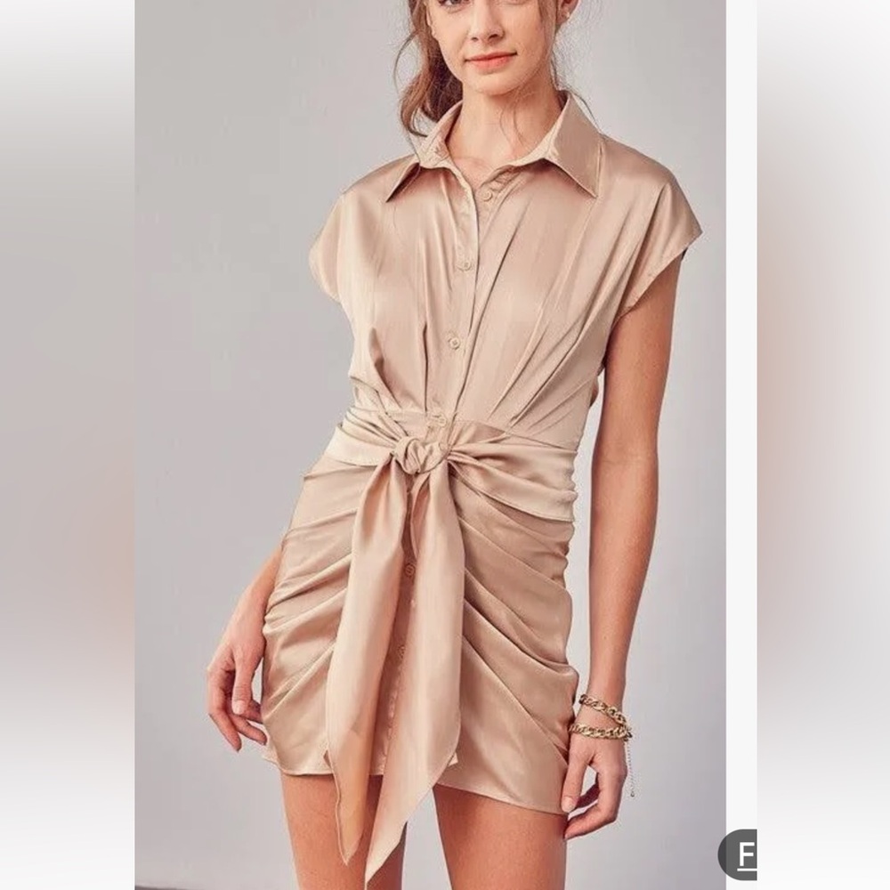 Do+Be gold dress